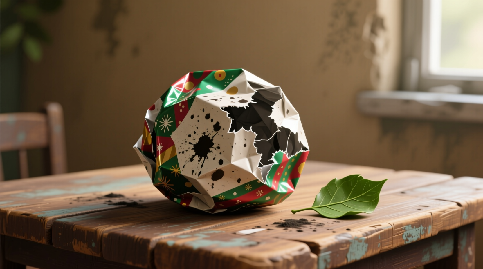 cant recycle wrapping paper