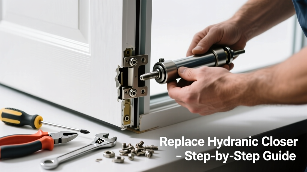 Replace Broken Storm Door Hydraulic Closer Part