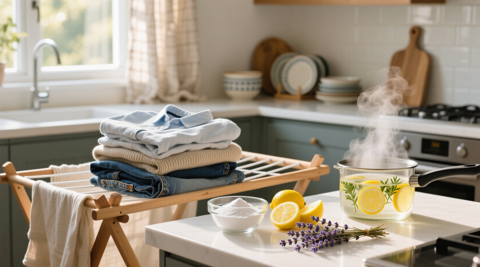 remove smoke smell from secondhand clothes