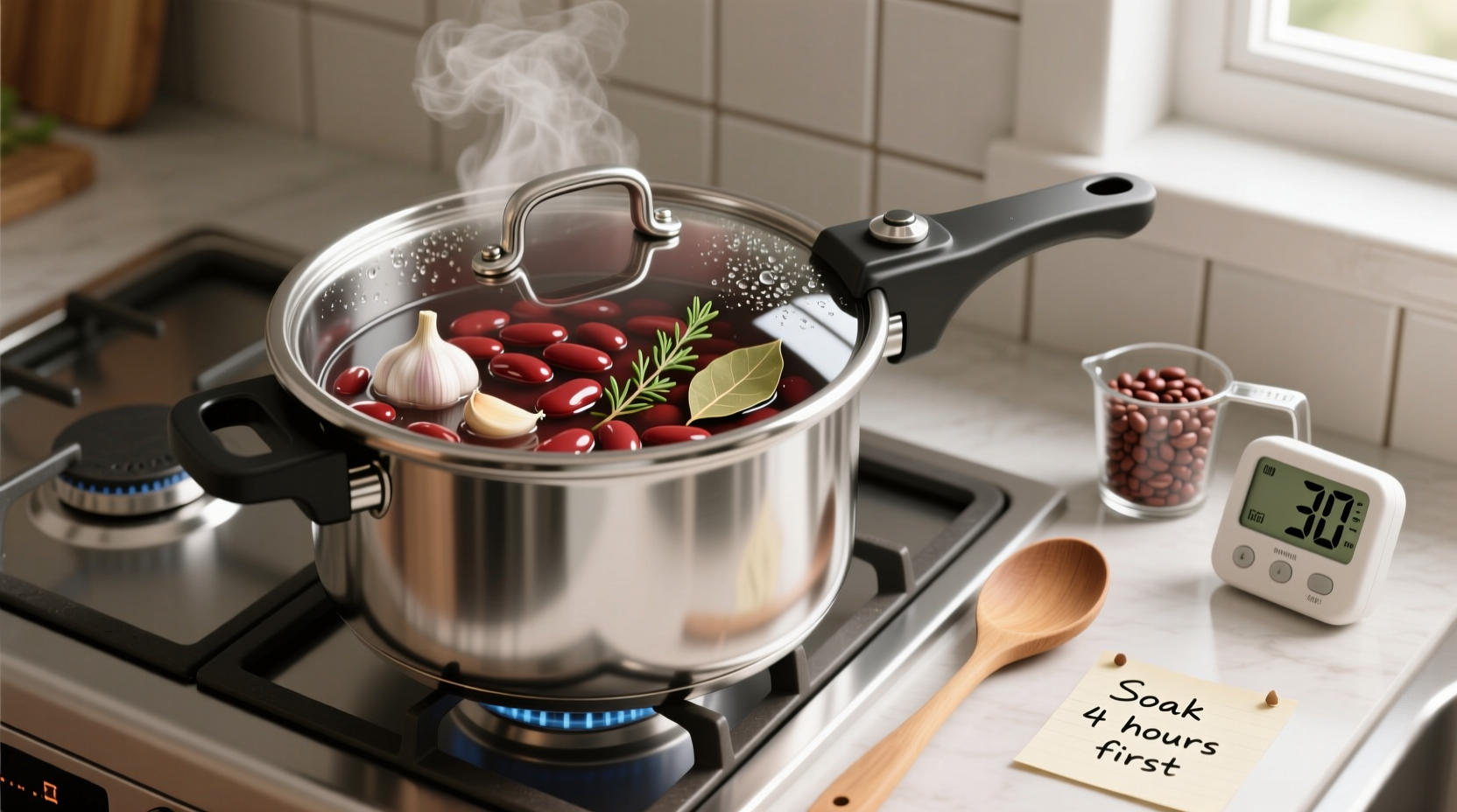 how to cook beans in a pressure cooker