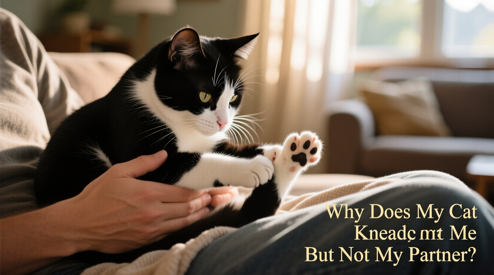 why does my cat knead me but not my partner feline affection decoded