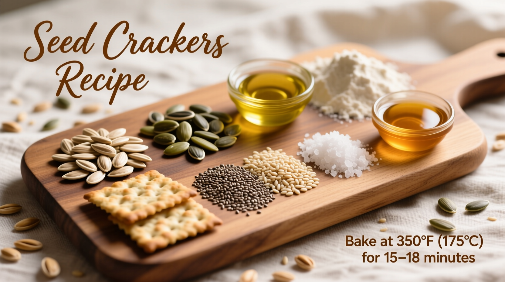 recipe for seed crackers