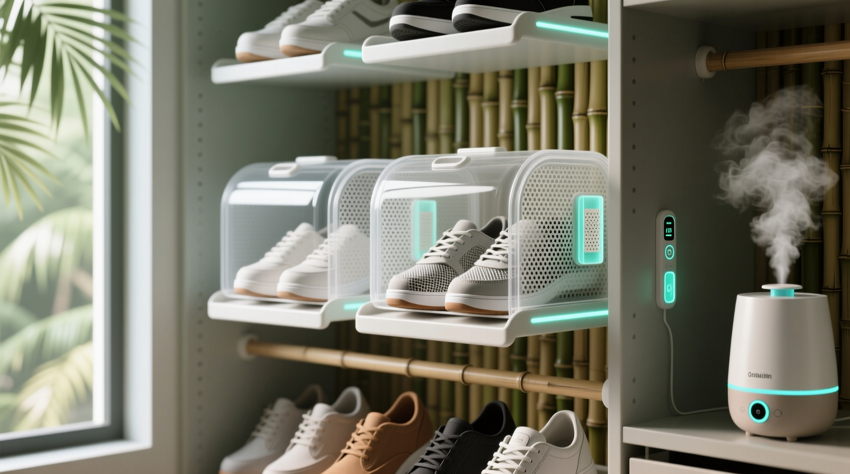shoe organization tips for humid climates