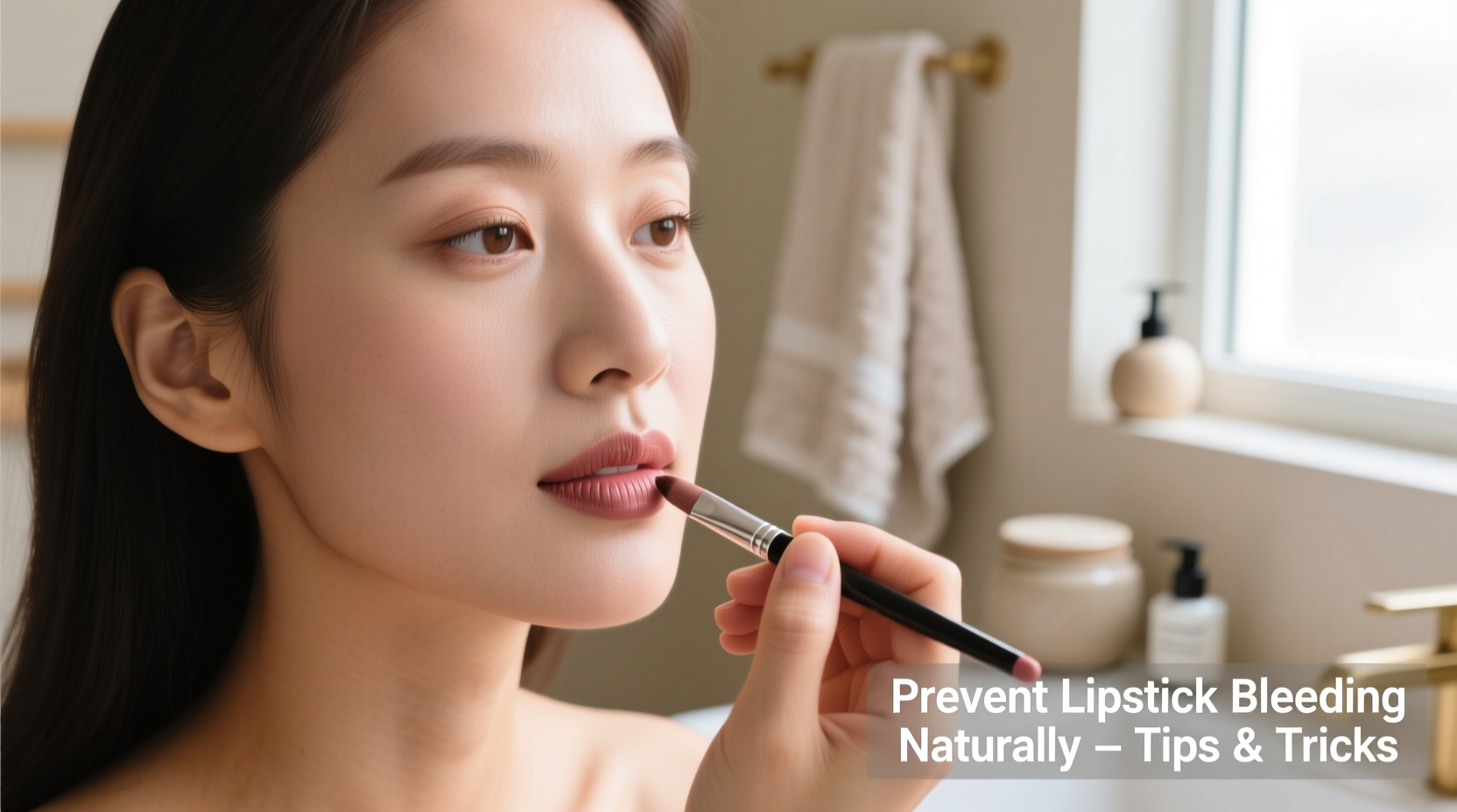 how to prevent lipstick from bleeding into fine lines naturally