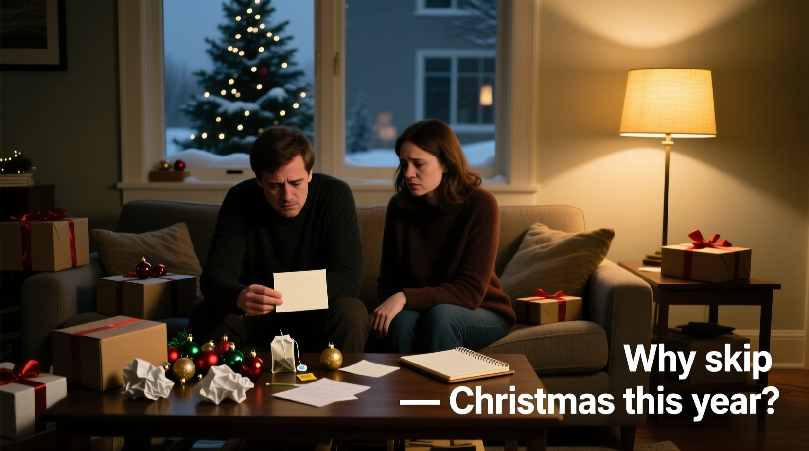 why does my partner want to skip christmas decorations this year understanding stress