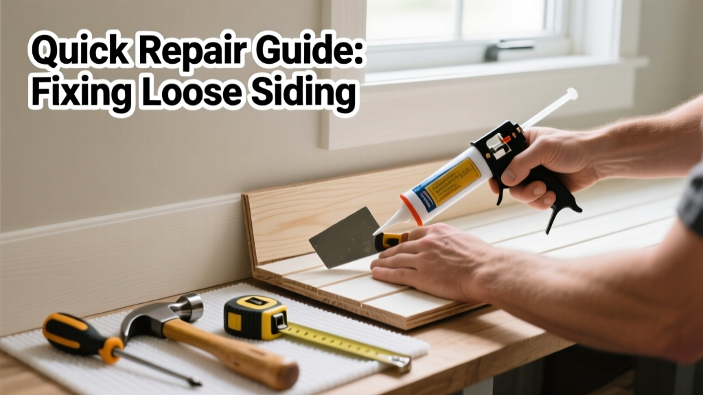 Fixing Loose Siding in the Bathroom: Quick Repair Guide