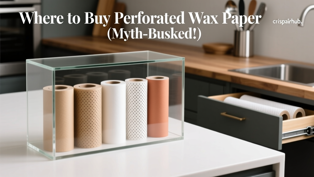 Perforated Wax Paper for Air Fryers? (Myth-Busted!)