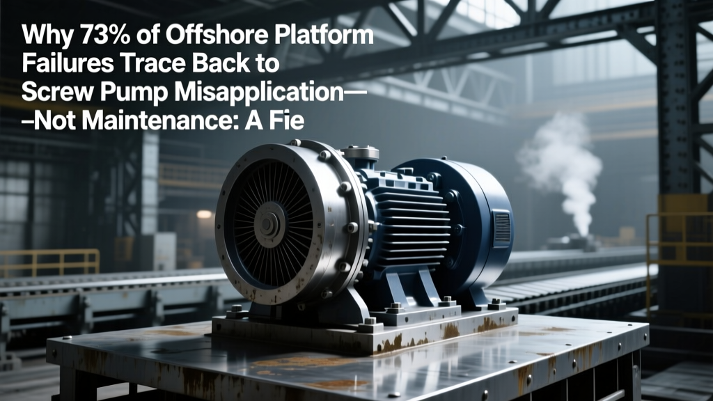 Screw Pump Misapplication: Root Cause of 73% Offshore