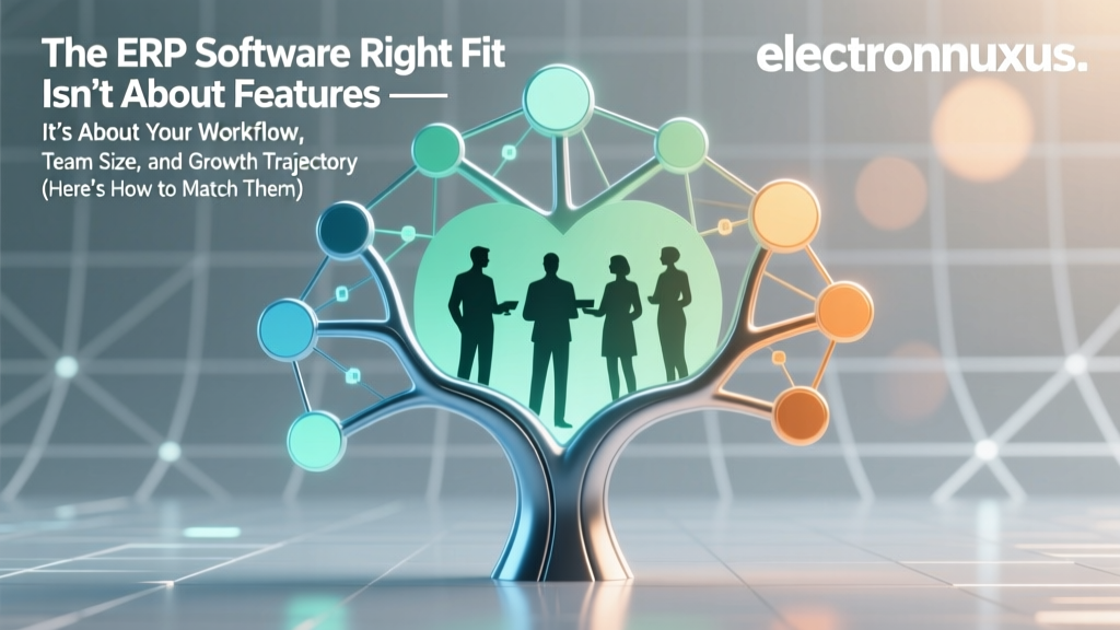The ERP Software Right Fit Isn’t About Features — It’s About Your Workflow, Team Size, and Growth Trajectory (Here’s How to Match Them)