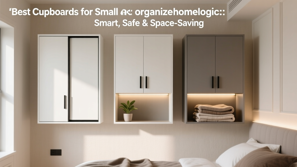 Best Cupboards for Small Rooms: Smart, Safe & Space-Saving