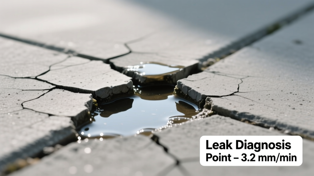 Sidewalk Uneven & Leaking Water: Quick Diagnosis