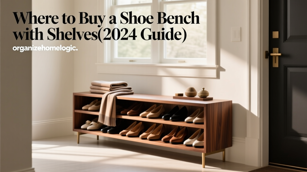 Where to Buy a Shoe Bench with Shelves (2024 Guide)