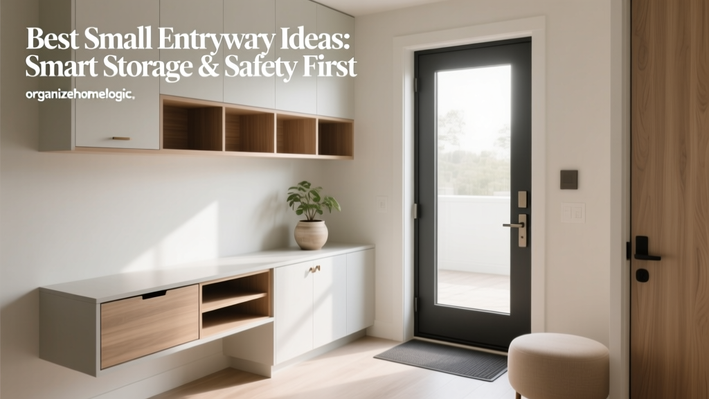 Best Small Entryway Ideas: Smart Storage & Safety First