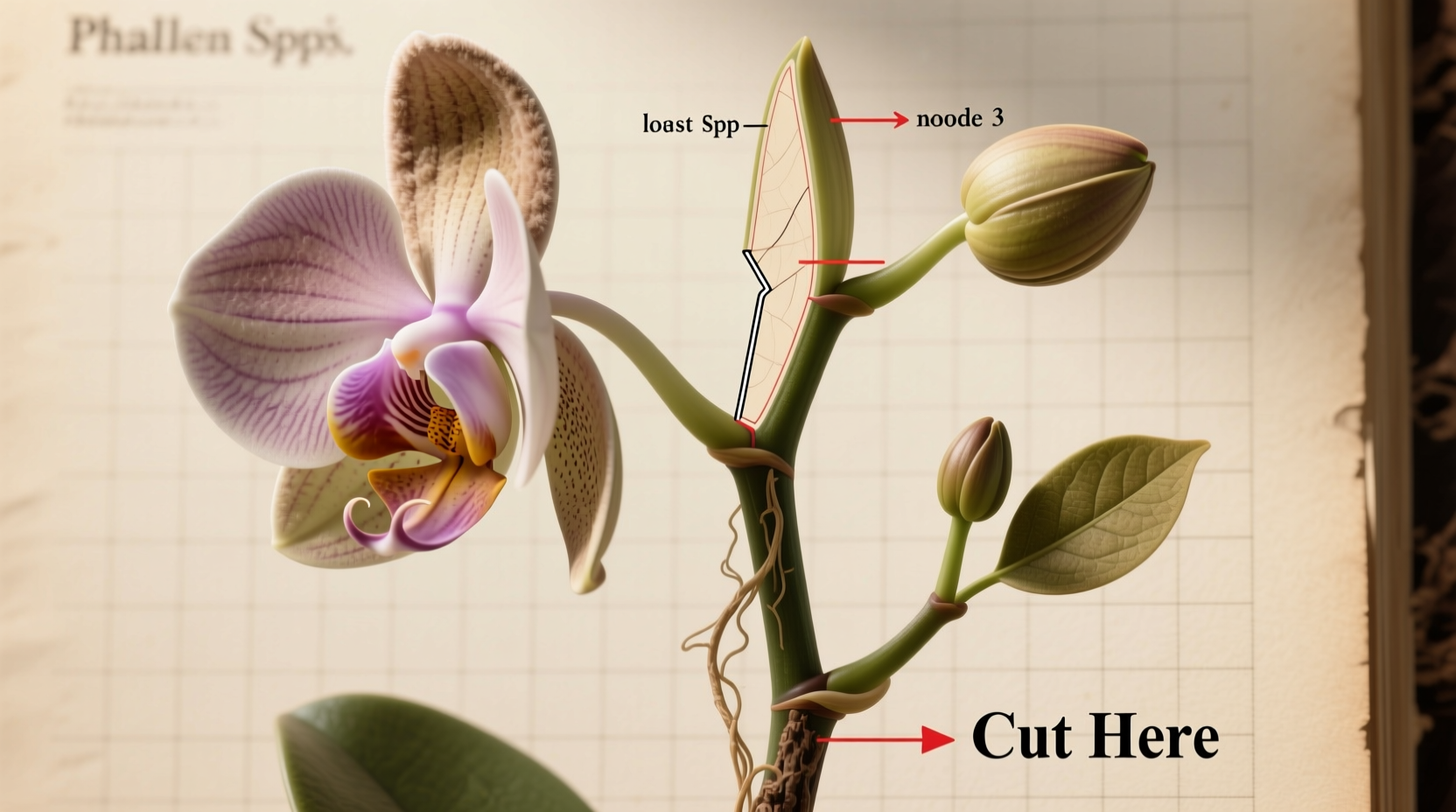 Orchid Pruning 101: Cut Here After Bloom | TheHomeSprouts