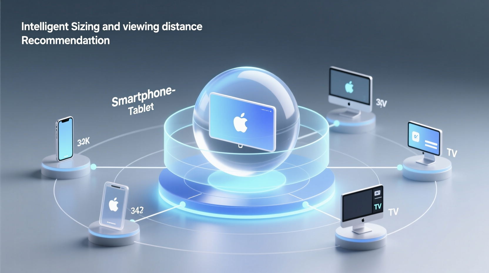 this tool picks the right size and viewing distance for