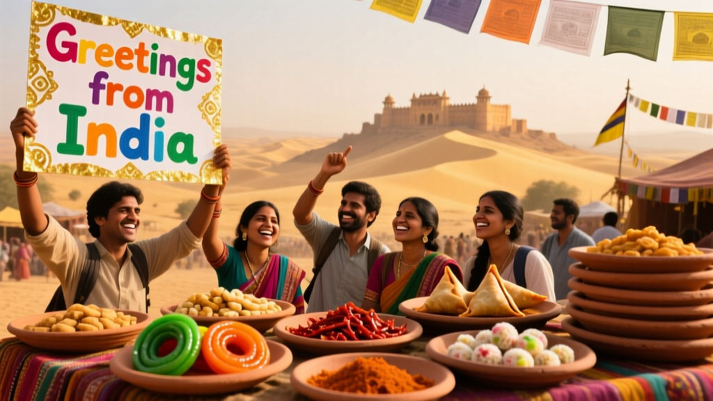Greetings From India And Some Free Celebration Snacks: The Unofficial Postal Tradition of Festival Hospitality