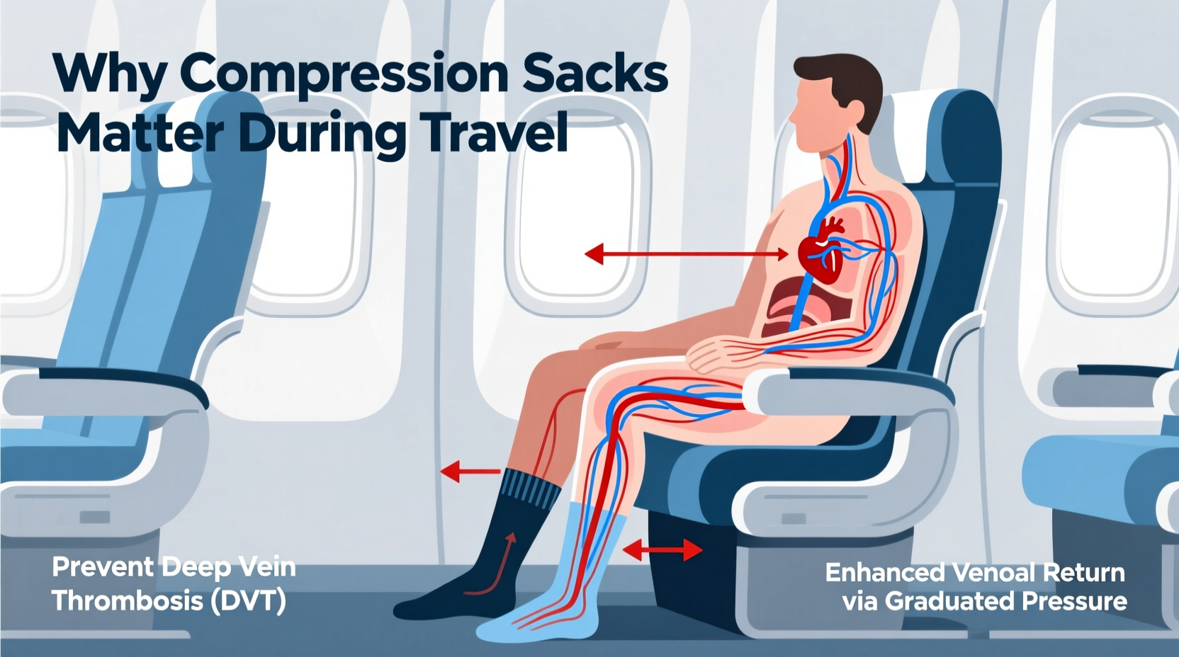 is wearing compression socks during travel really necessary for circulation