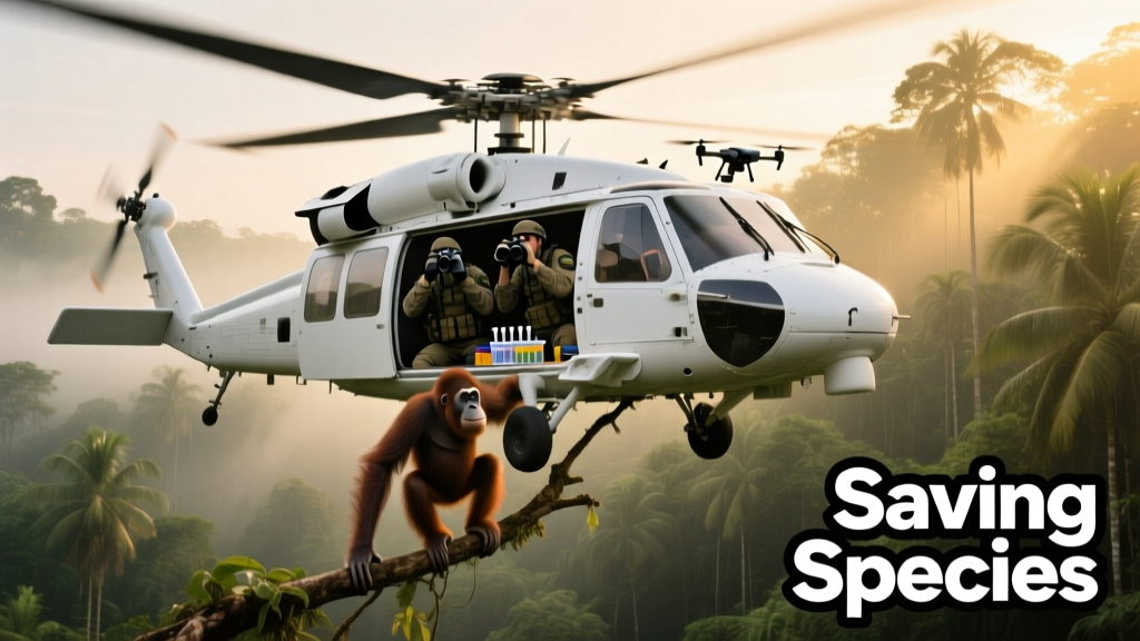 Helicopter-Flying Wildlife Biologists: Aerial Science on the Frontlines of Conservation