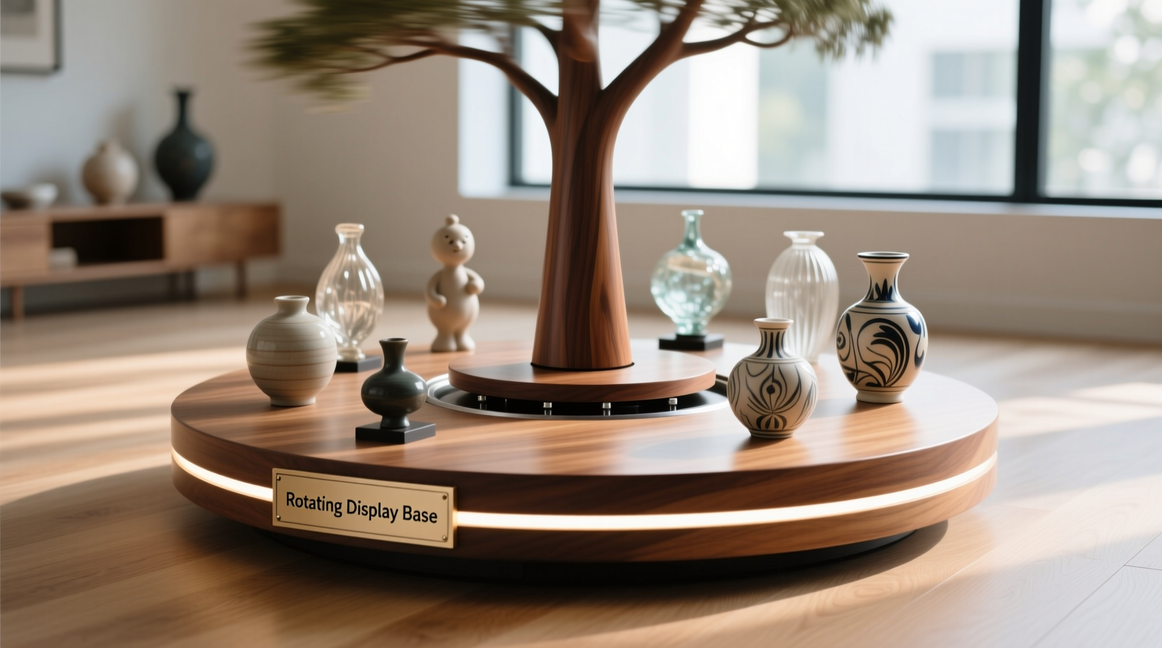 is a rotating tree base worth it for viewing decorations from all angles