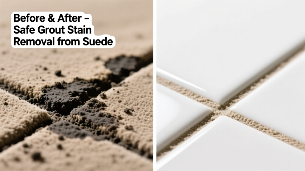 How to Remove Tile Grout Stain from Suede Safely