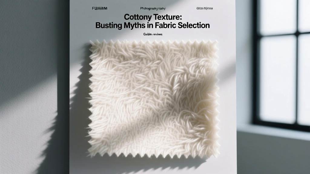 Cottony Texture: Busting Myths in Fabric Selection