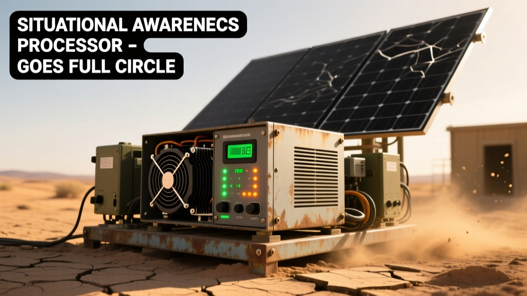 Rugged Situational Awareness Processor Goes Full Circle: From Battlefield Edge AI to Grid-Scale Resilience