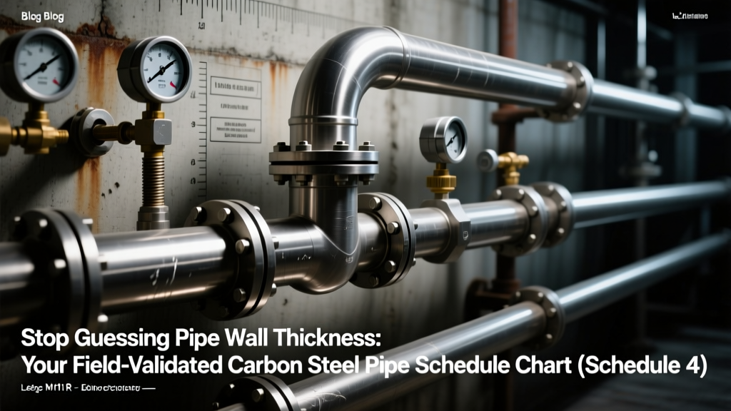 Carbon Steel Pipe Schedule Chart: ASME B36.10M-2022