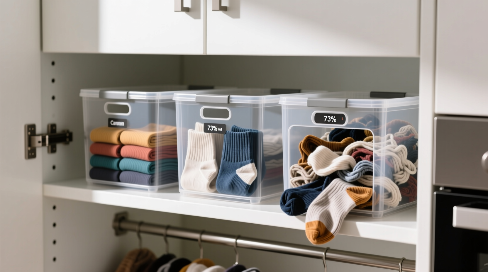 rolled sock bins beat drawer dividers for sock chaos
