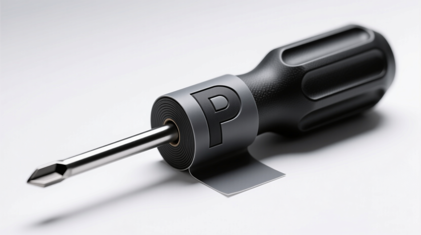avoid dropping screws by wrapping your screwdriver in p
