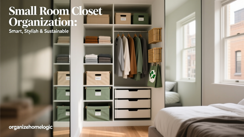 Small Room Closet Organization: Smart, Stylish & Sustainable