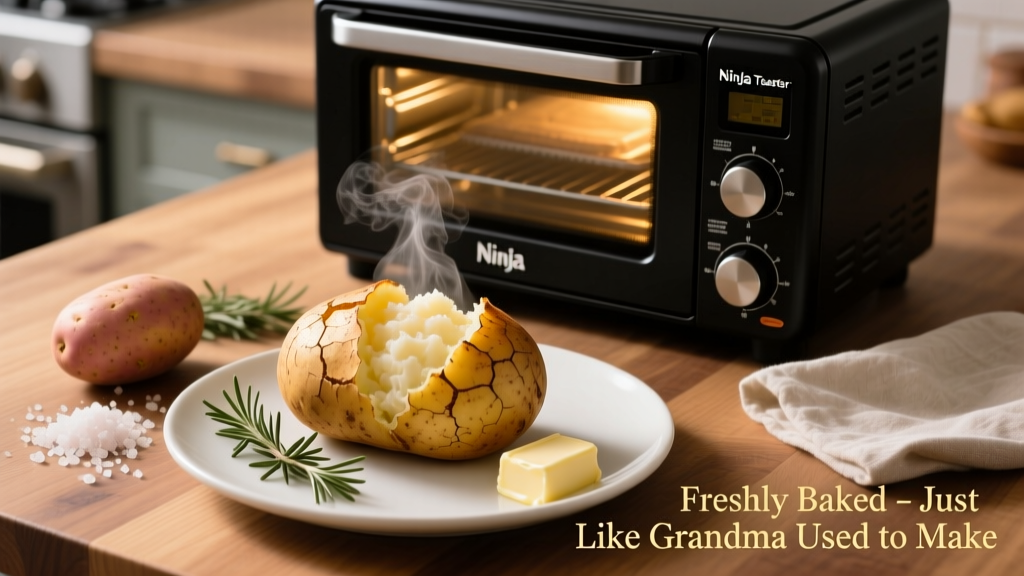 Perfect Baked Potato in Ninja Toaster Oven