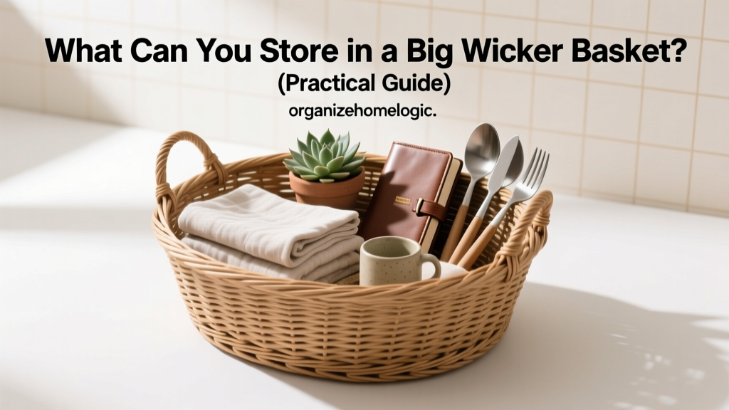 What Can You Store in a Big Wicker Basket? (Practical Guide)