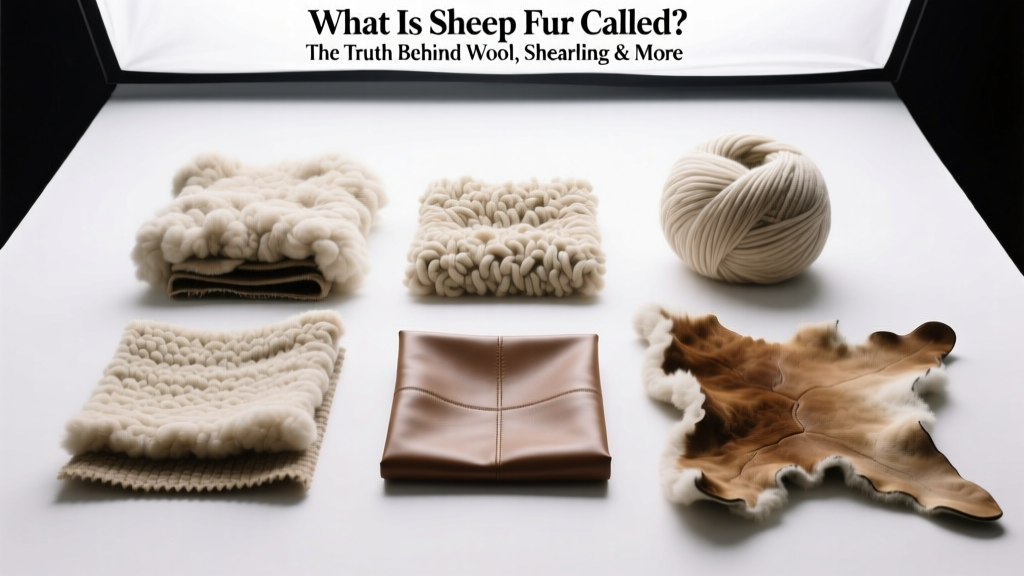 What Is Sheep Fur Called? The Truth Behind Wool, Shearling & More