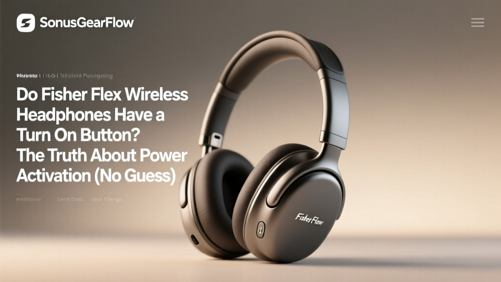 Do Fisher Flex Headphones Have a Power Button?