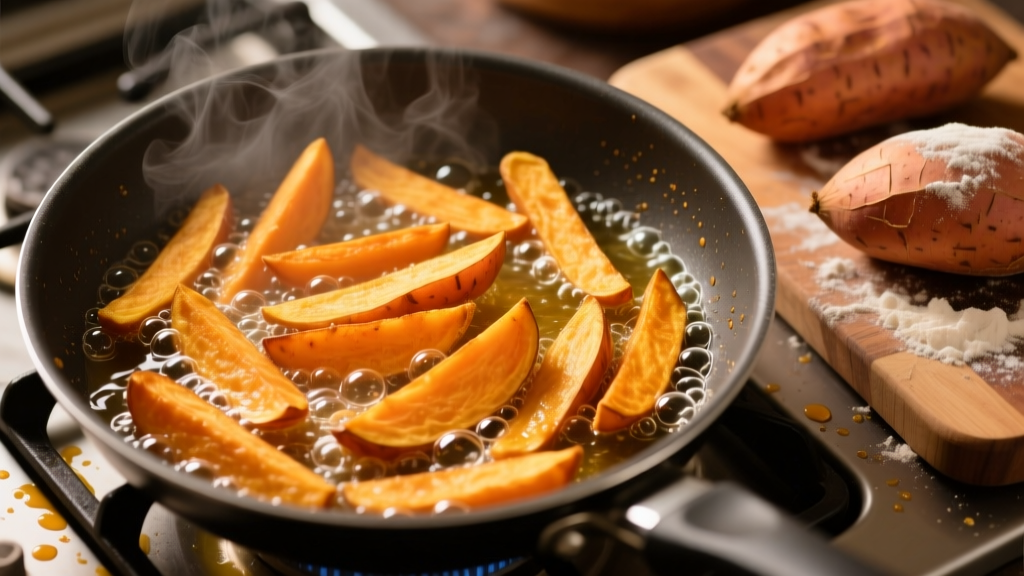 How Long to Deep Fry Sweet Potato Fries? (Crispy & Safe)