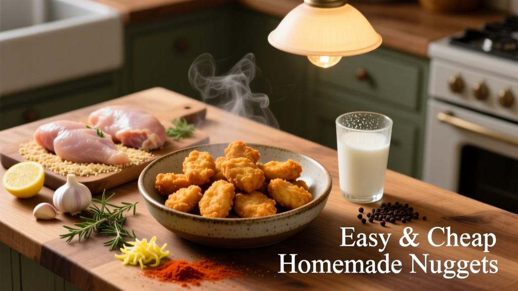 Homemade Frozen Chicken Nuggets: Crispy, Cheap & Easy