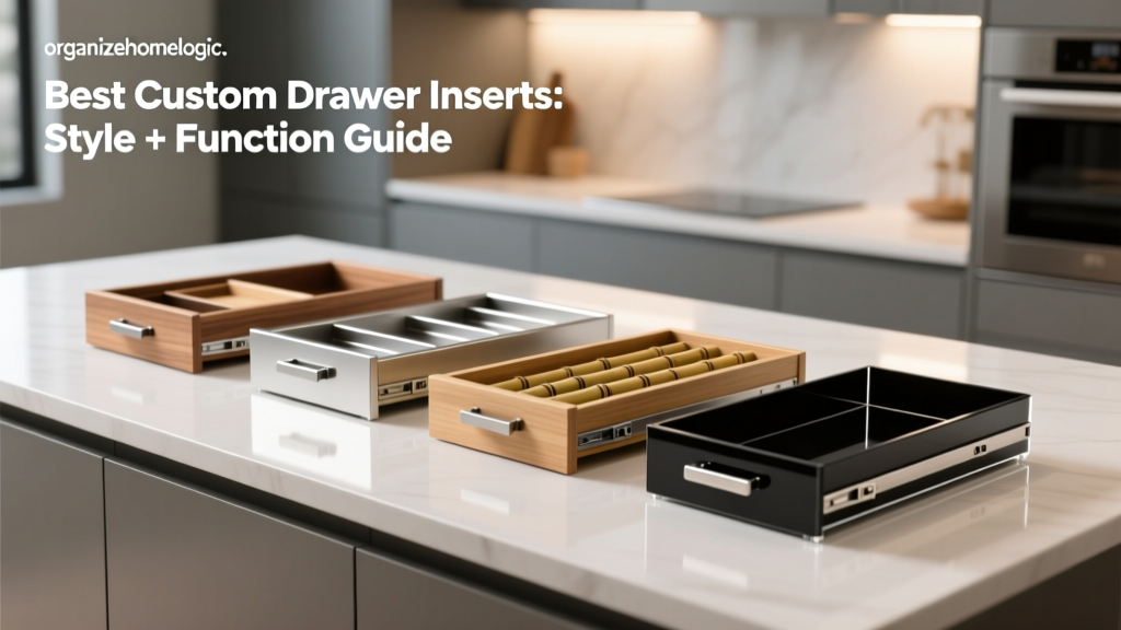 Best Custom Drawer Inserts: Style + Function Guide