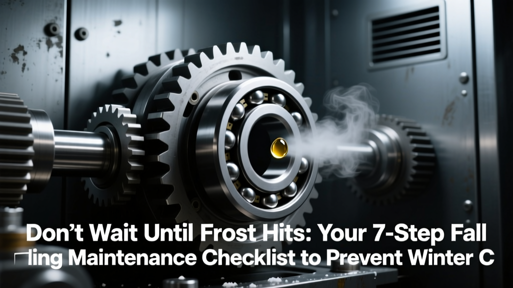 7-Step Fall Ball Bearing Maintenance Checklist
