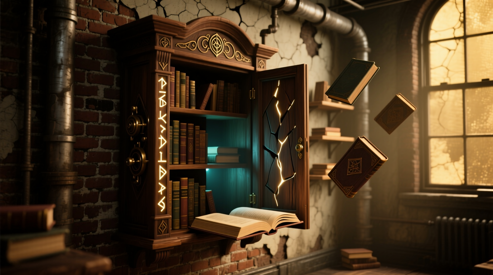 portland reveal youll never guess bookcase hiding