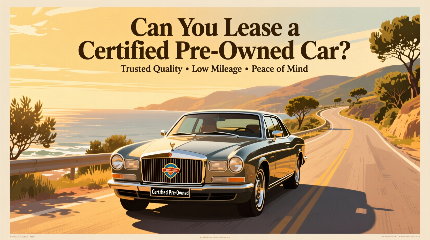 can you lease a certified pre owned car