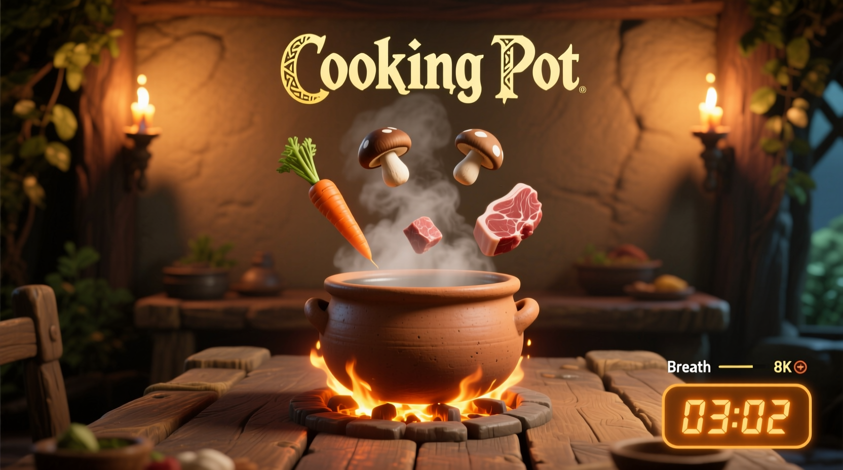 Zelda Breath of the Wild cooking pot interface