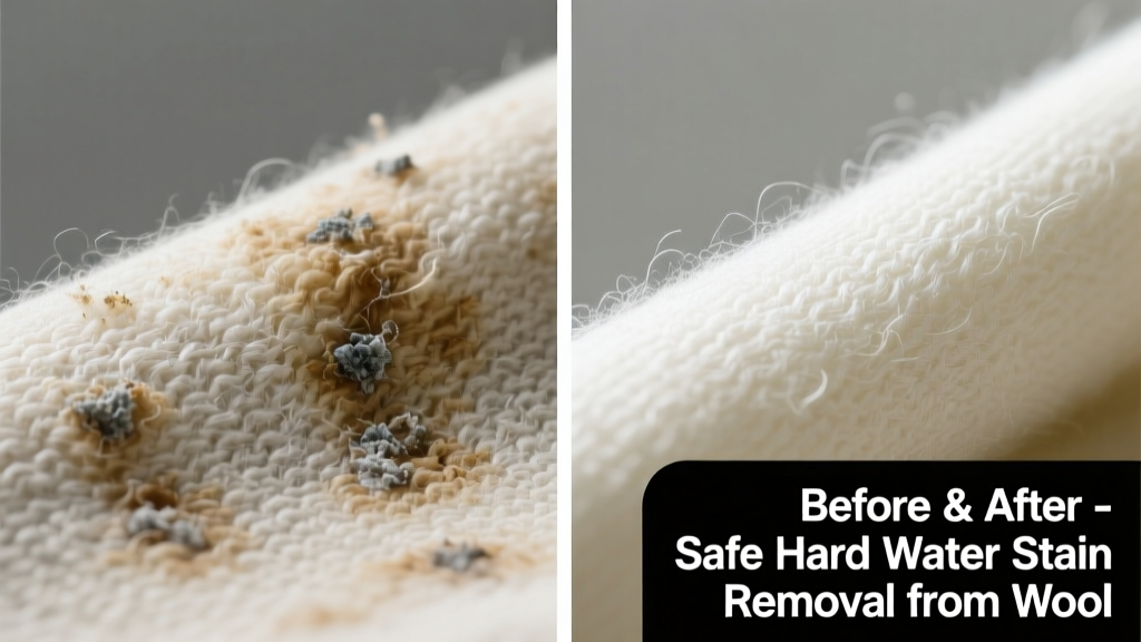 How to Remove Hard Water Stain from Wool Safely