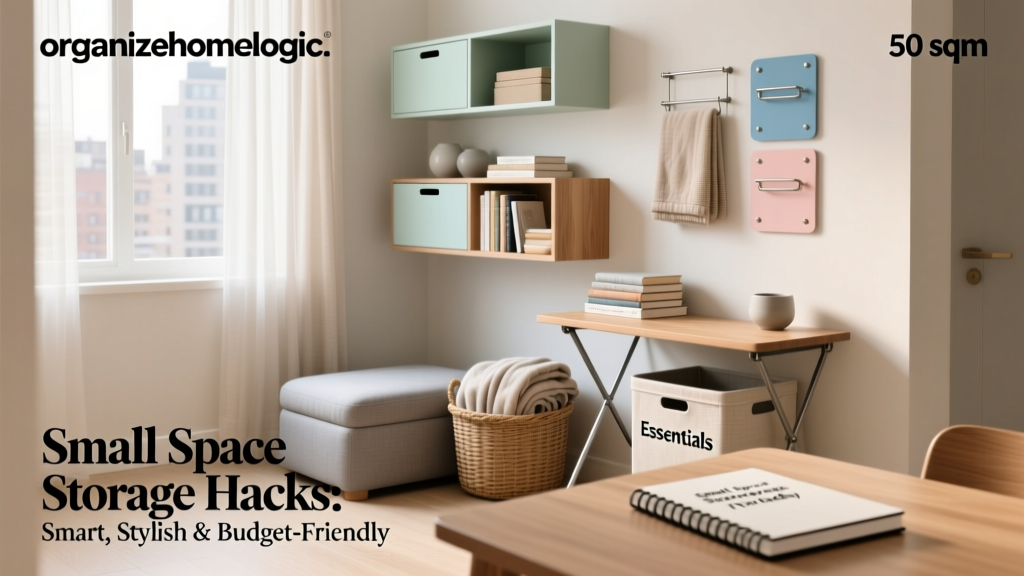 Small Space Storage Hacks: Smart, Stylish & Budget-Friendly