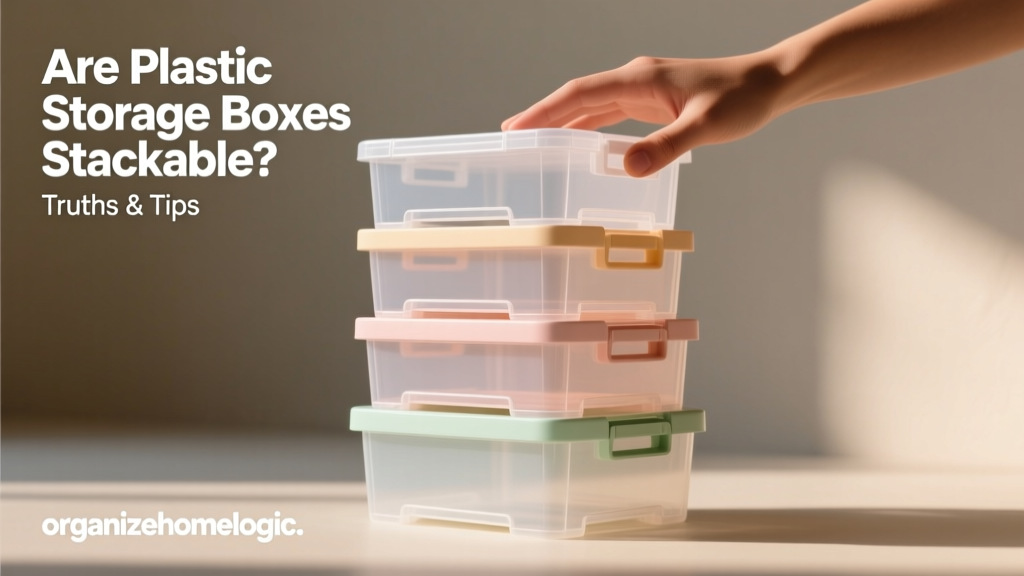 Are Plastic Storage Boxes Stackable? Truths & Tips