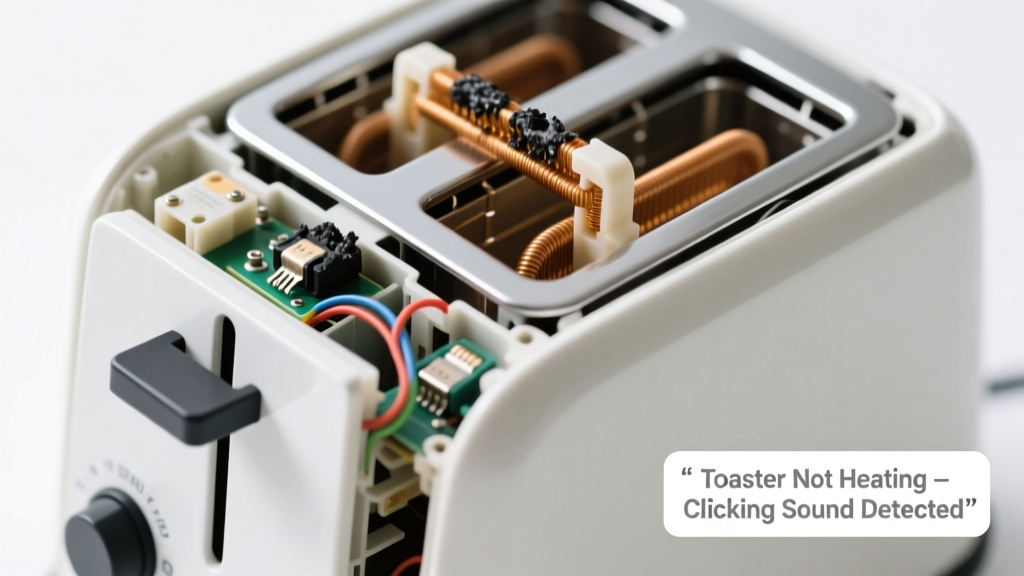 Toaster Not Heating & Making Clicking Sound: Quick Diagnosis
