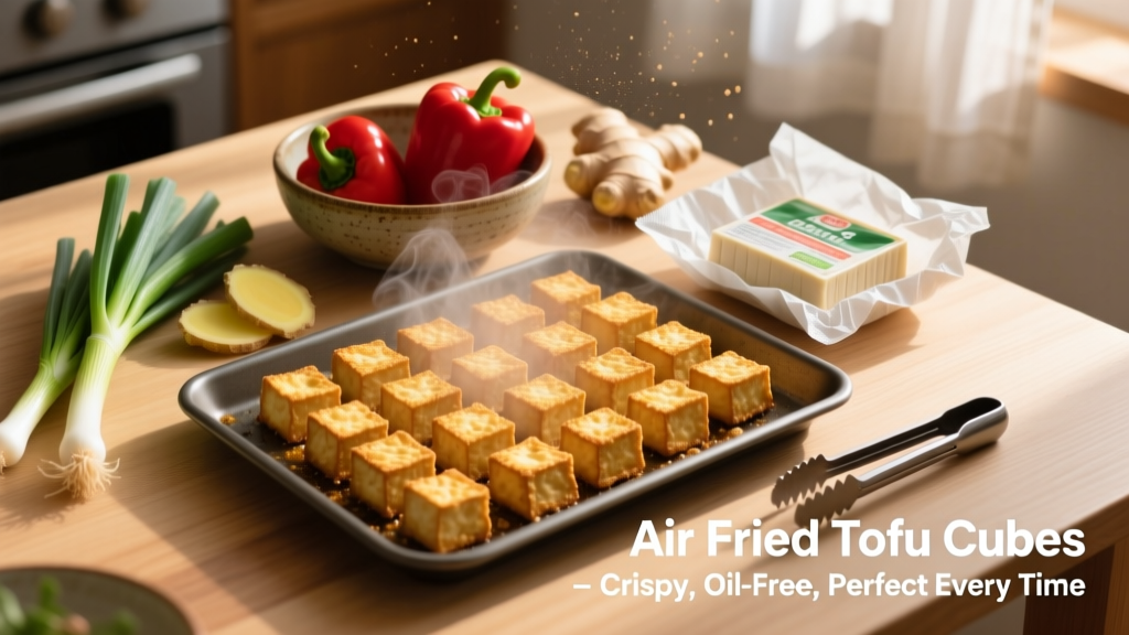 Air Fried Tofu Cubes: Crispy, Oil-Free & Perfect Every Time