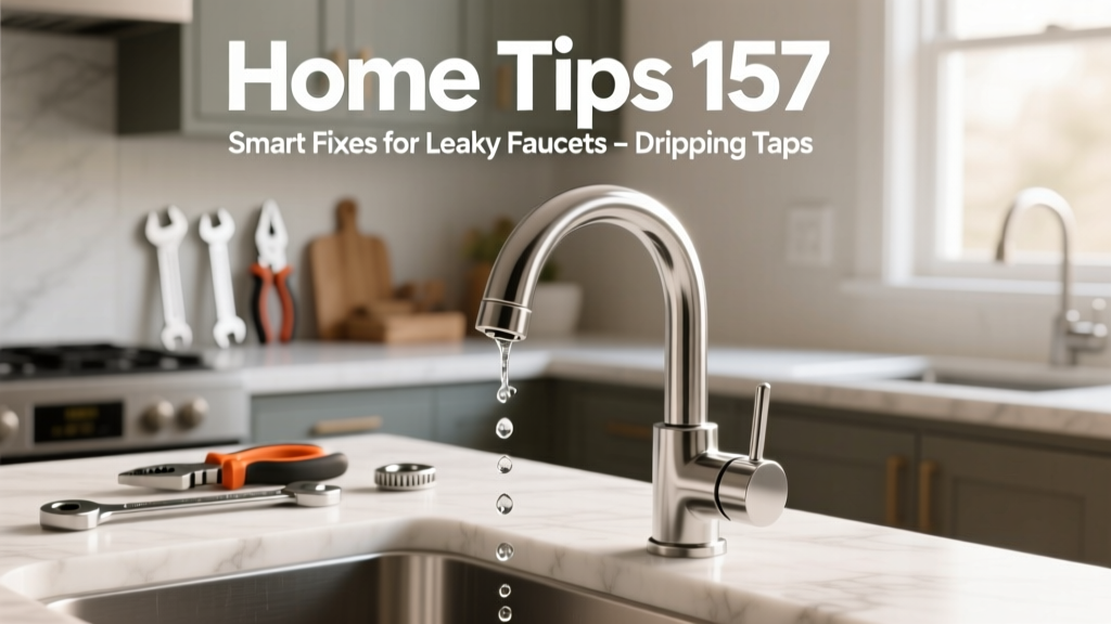 Home Tips 157: Smart Fixes for Leaky Faucets & Dripping Taps