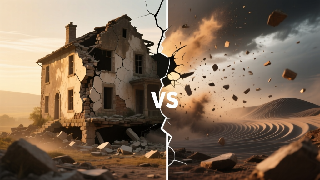 Earthquake vs House: Dream Symbol Comparison