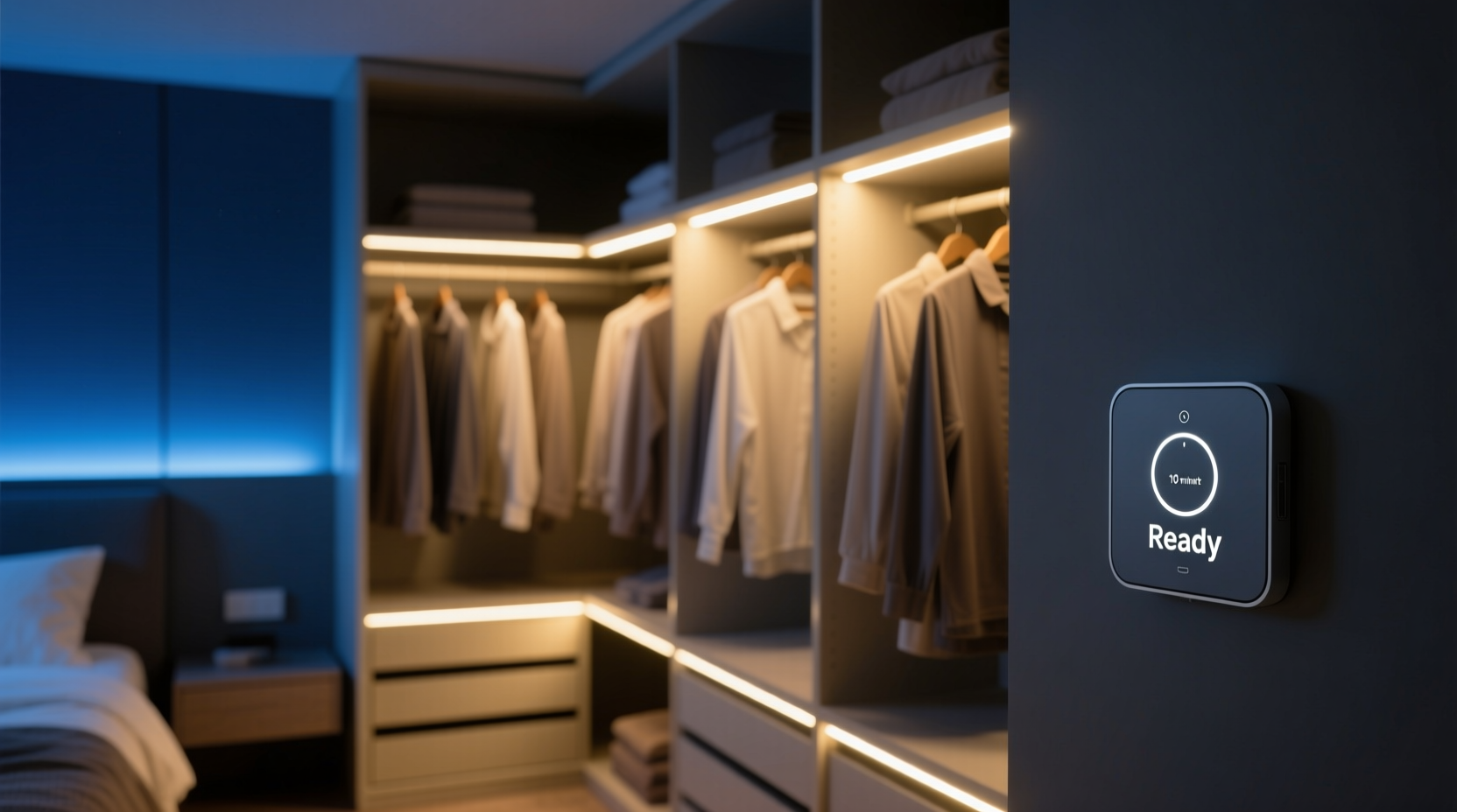 closet lighting tips adaptive dimming vs preset brightness