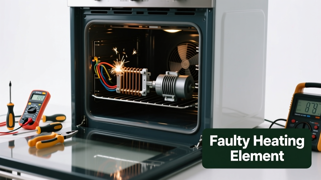 Fixing a Noisy Oven Broiler That Won’t Heat
